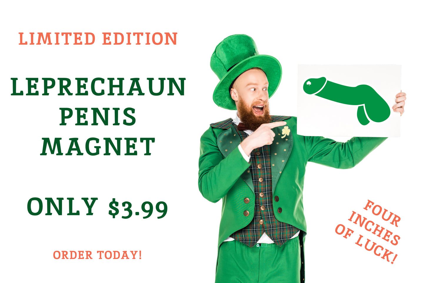 Leprechaun Penis Magnet - Wee Sized - LIMITED EDITION